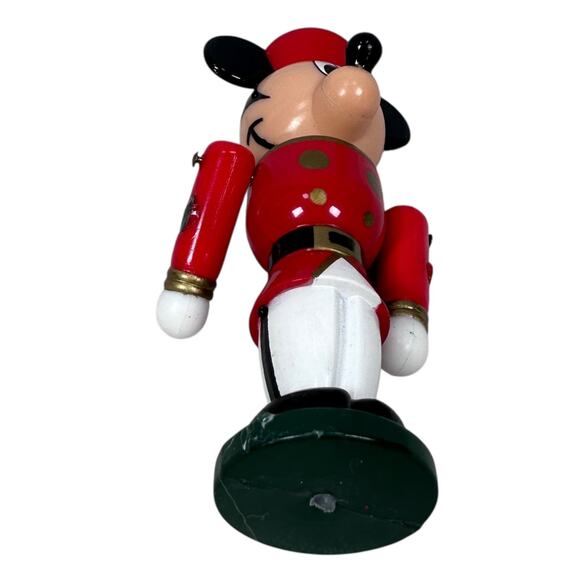 Vintage Mickey Mouse Nutcracker Christmas Ornament Plastic Hanging Collectable - Picture 6 of 7